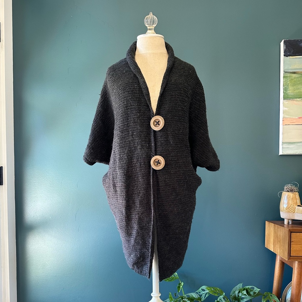 Forever 21 Cocoon Sweater Dark Gray Women’s Small